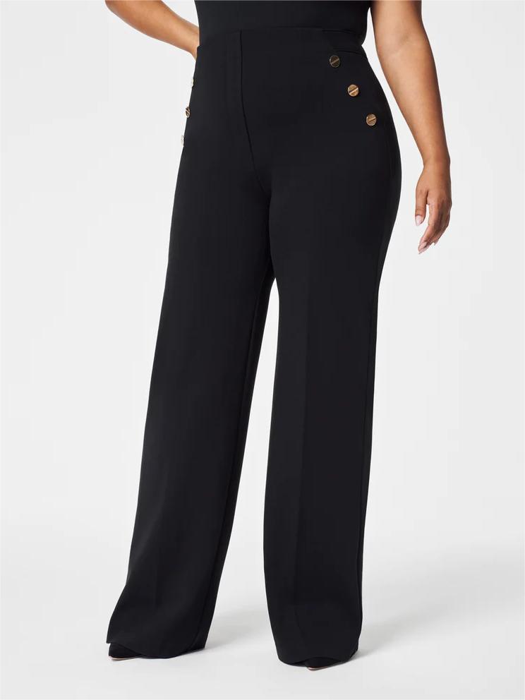 Jana - Elegant Wide Leg Trousers