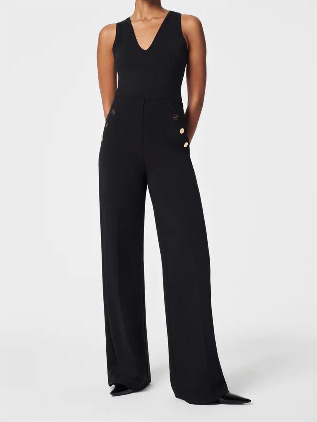 Jana - Elegant Wide Leg Trousers