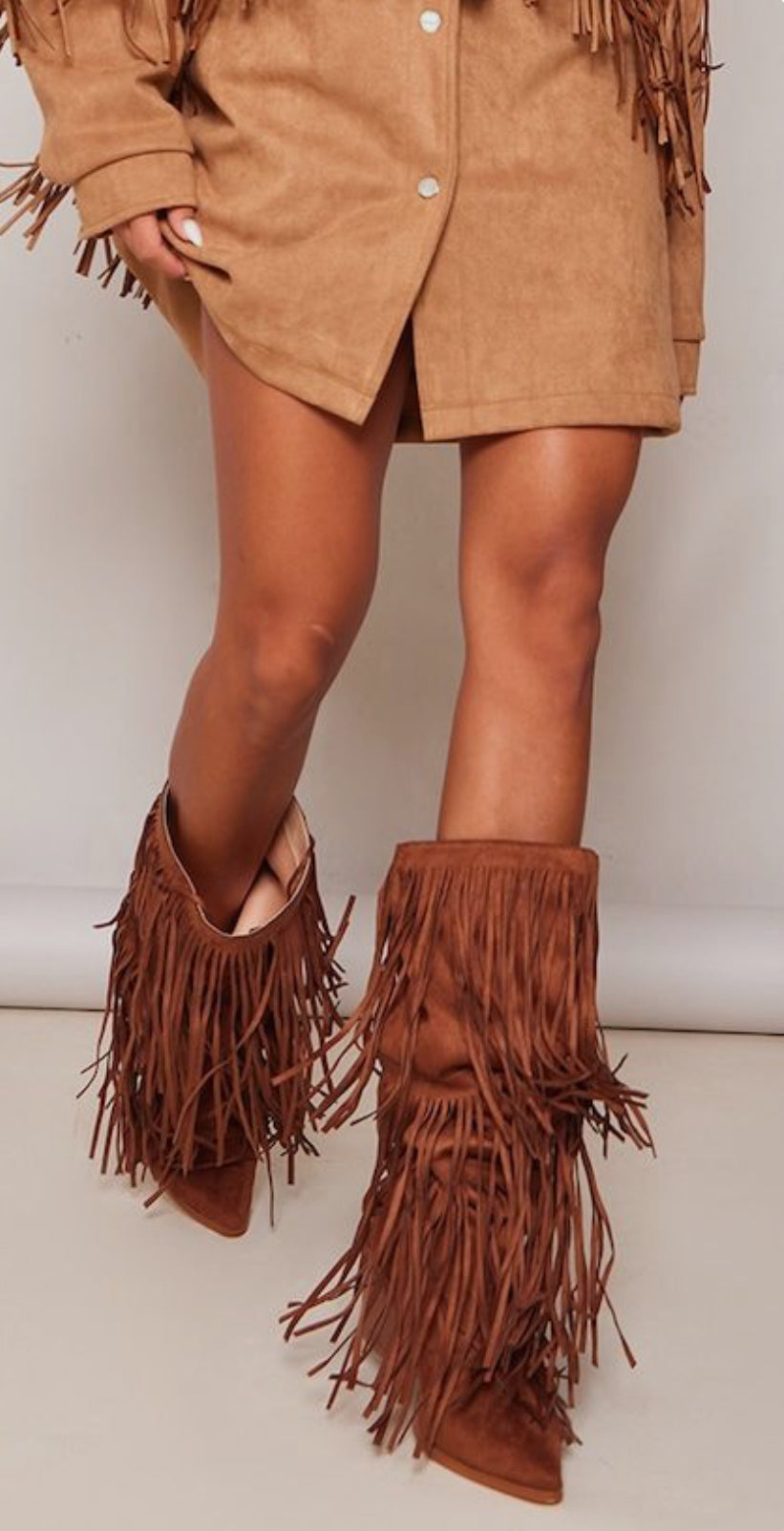 Andrey - Boho Boots Fringe