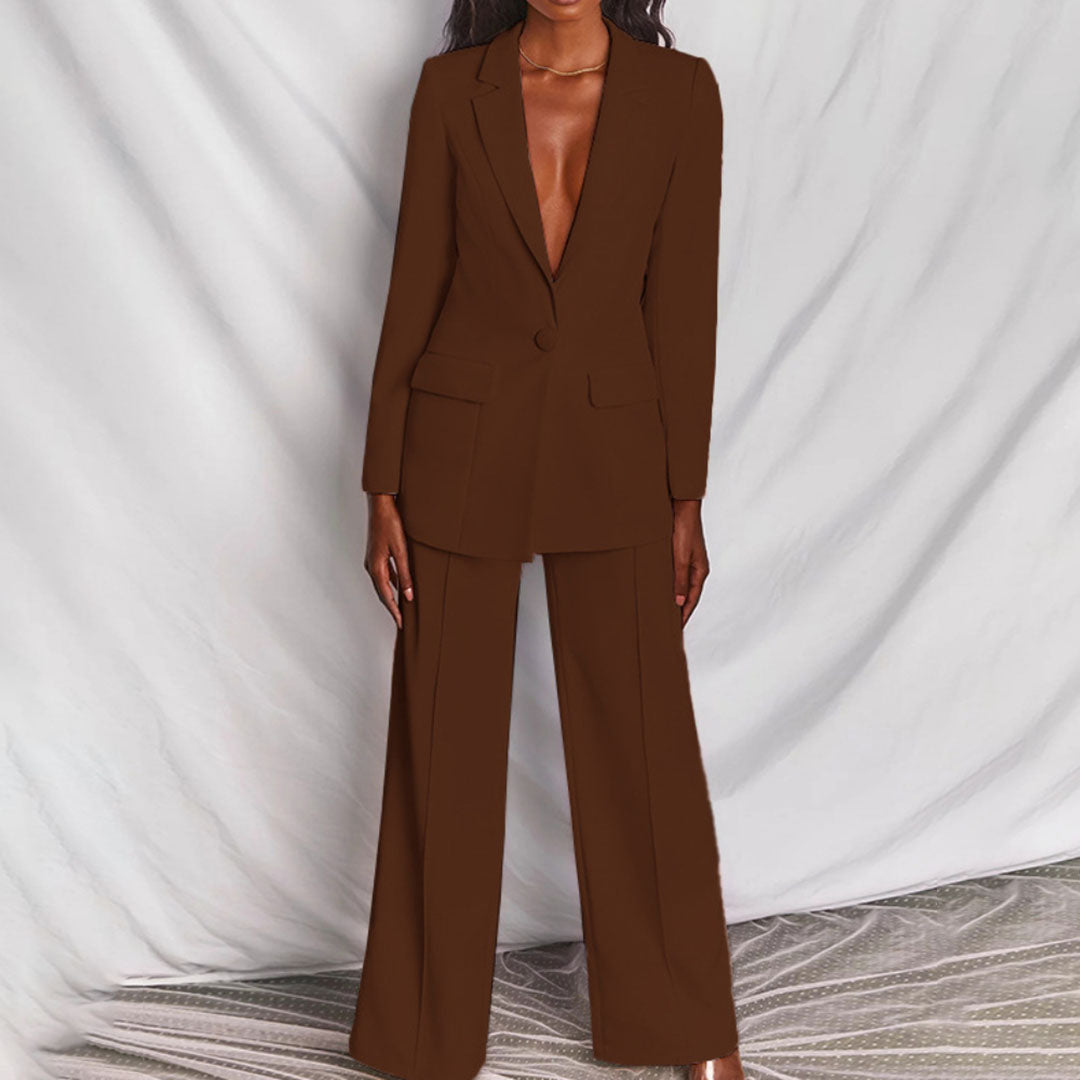 Jolie™ - Casual Blazer and Trousers Set