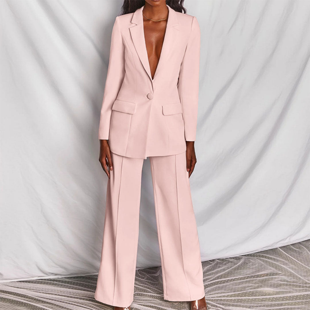 Jolie™ - Casual Blazer and Trousers Set