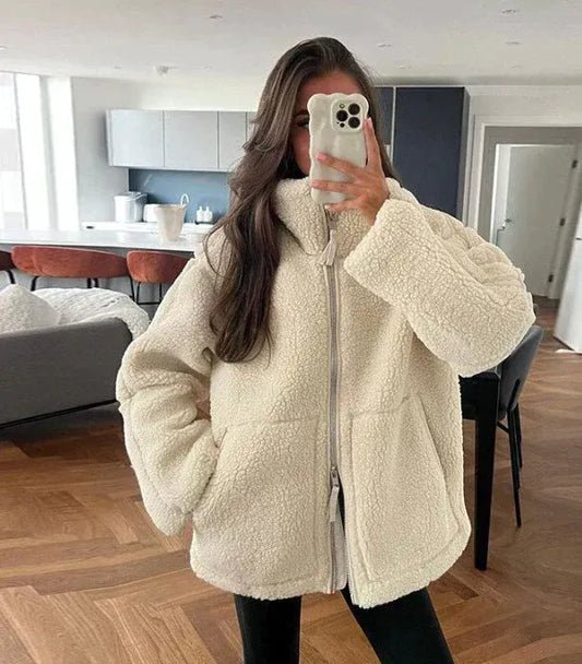 Kalina – Oversized Teddy-Style Jacket