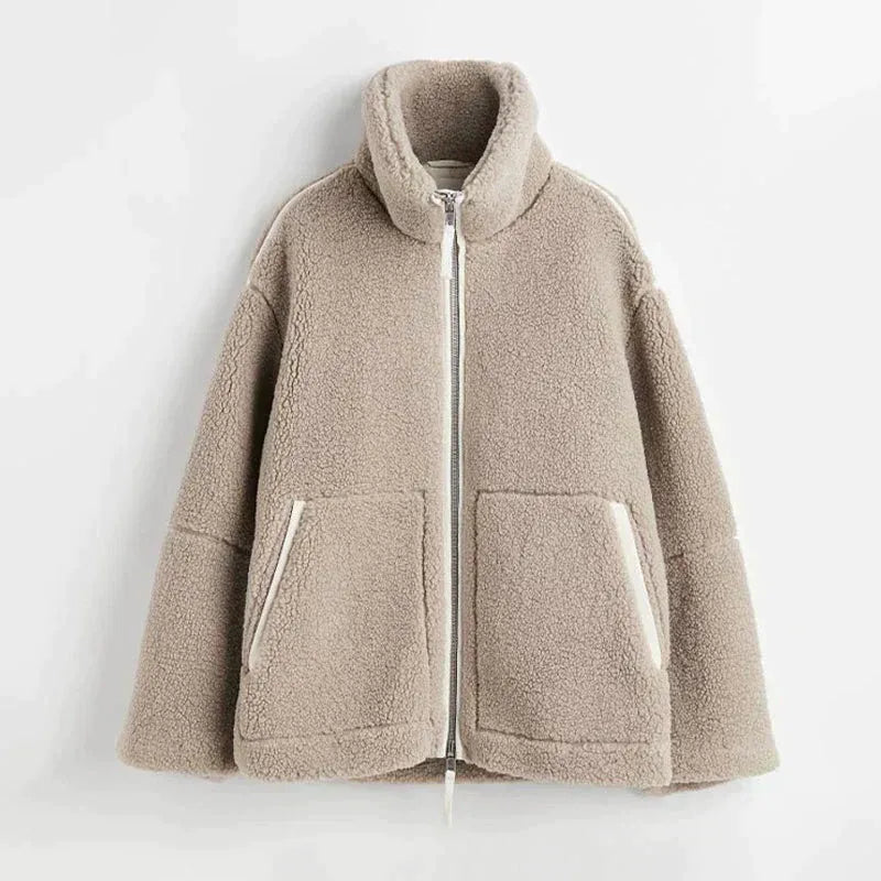 Kalina – Oversized Teddy-Style Jacket