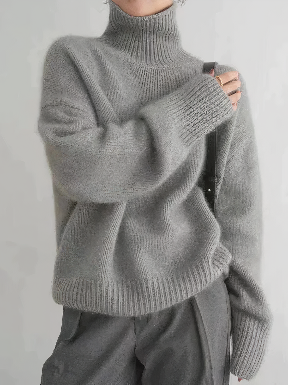 Joanna - Cashmere turtleneck jumper