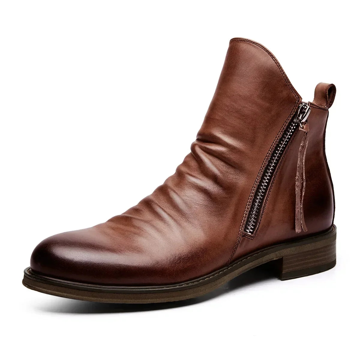 Urian™ - Elegant Leather Ankle Boots for Men