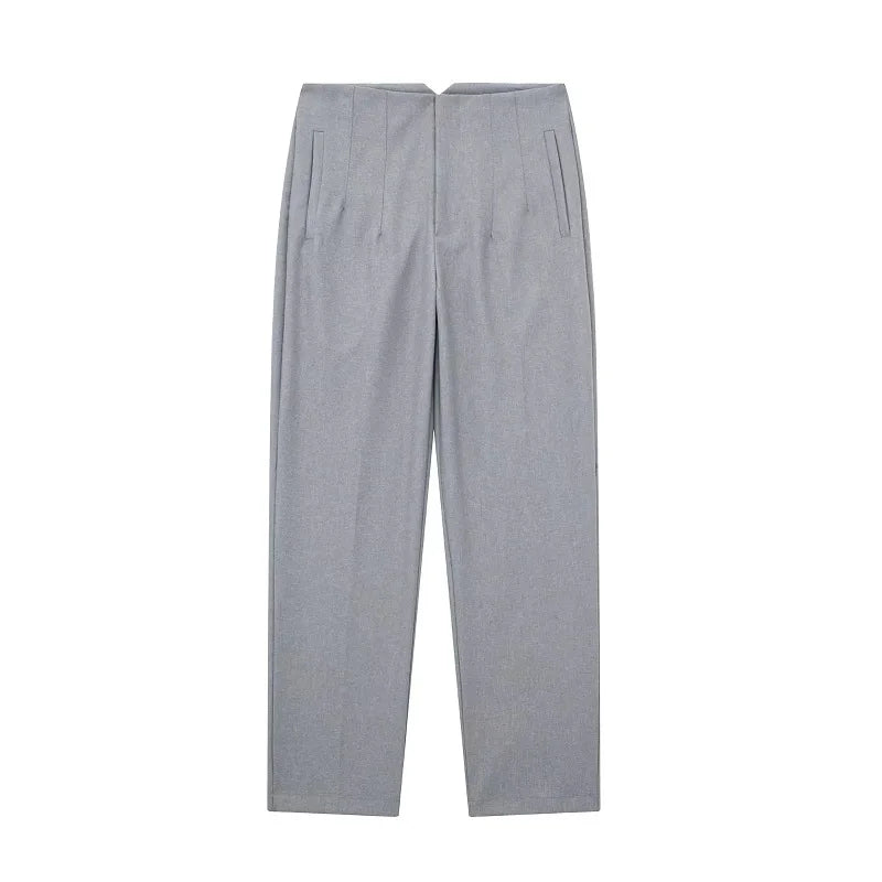 Claude - Elegant High-Waisted Trousers