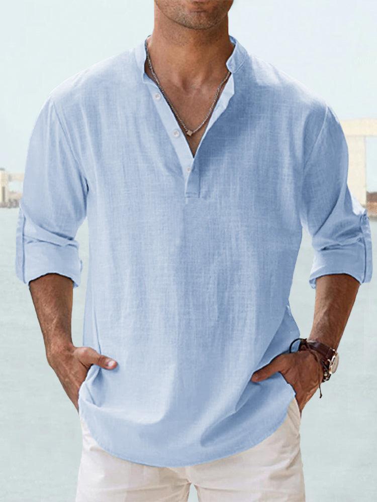 Cristofer - Elegant Linen Shirt for Men