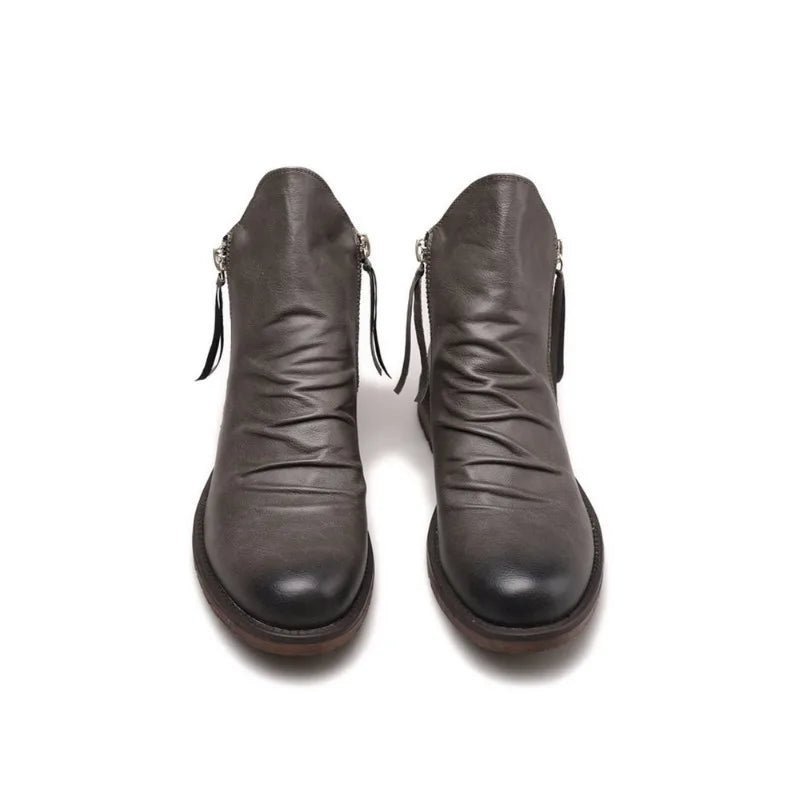 Urian™ - Elegant Leather Ankle Boots for Men