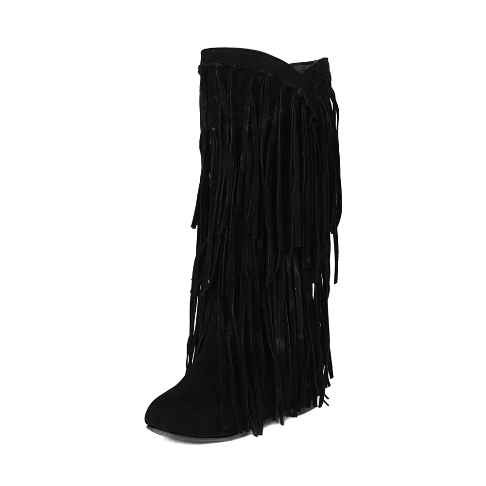 Andrey - Boho Boots Fringe