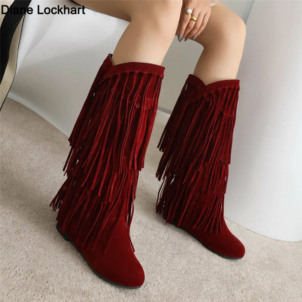 Andrey - Boho Boots Fringe
