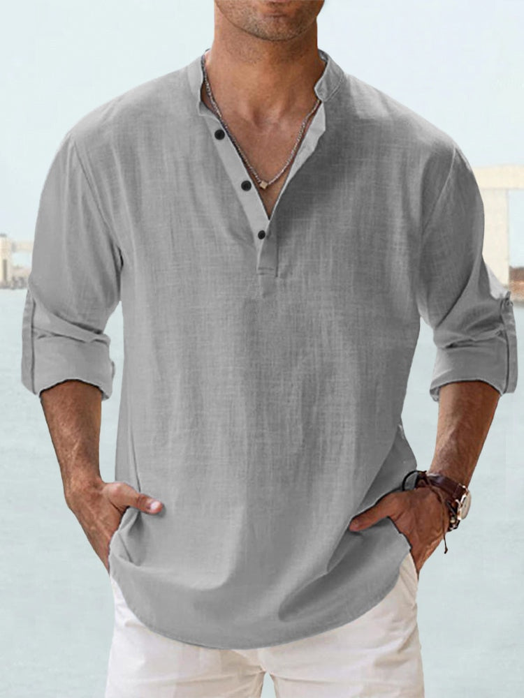Cristofer - Elegant Linen Shirt for Men