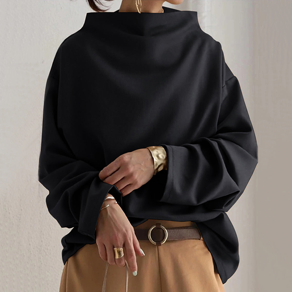 Ania - Sweater Square turtleneck