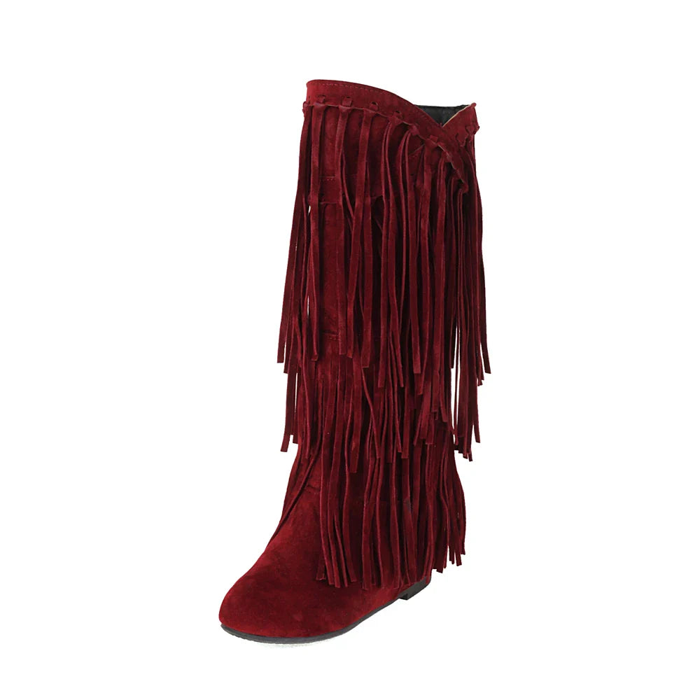 Andrey - Boho Boots Fringe
