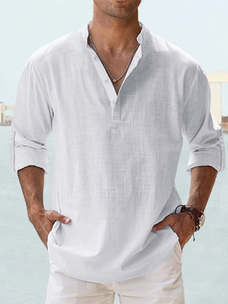 Cristofer - Elegant Linen Shirt for Men