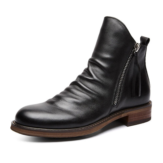 Urian™ - Elegant Leather Ankle Boots for Men
