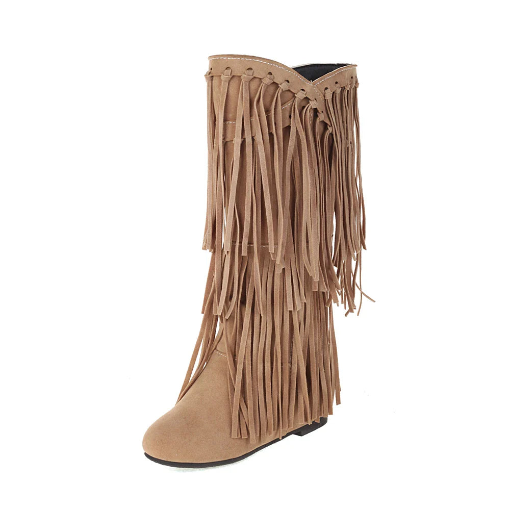 Andrey - Boho Boots Fringe