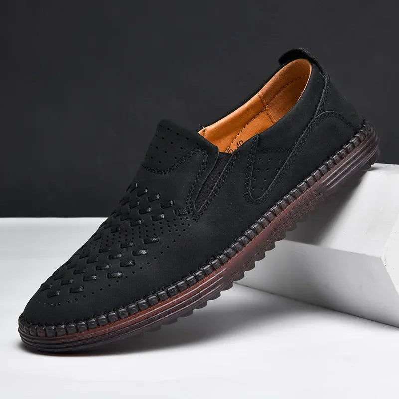 Cristian - Leather loafers for men