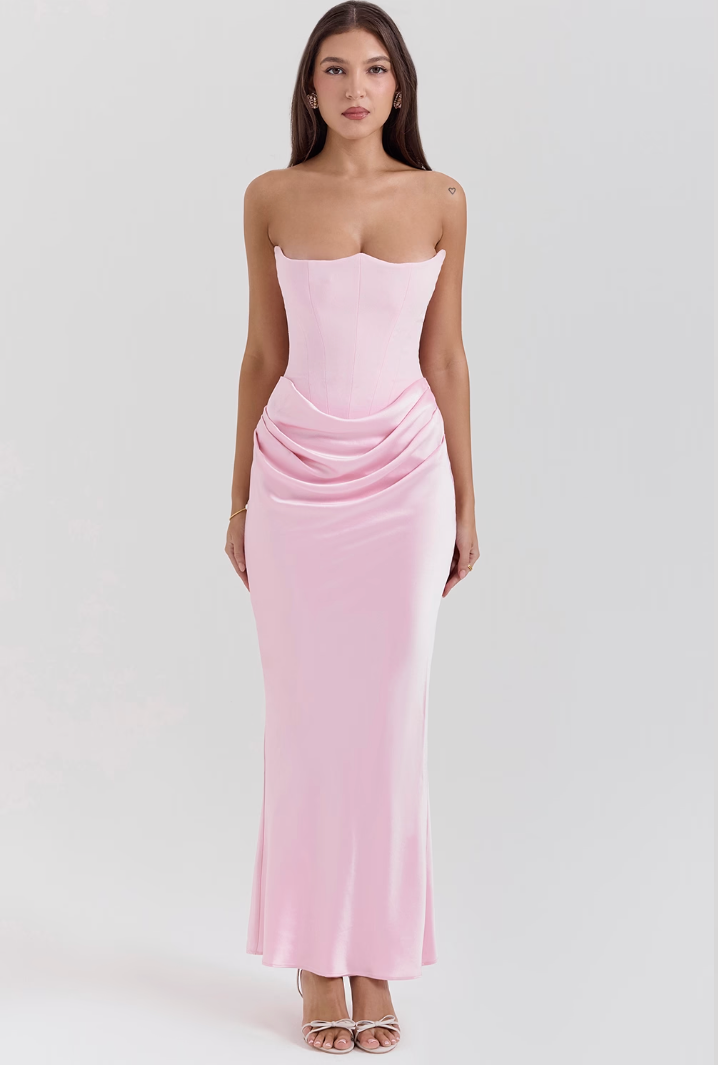 Shayla™ - Elegant Sleeveless Corset-Style Maxi Dress