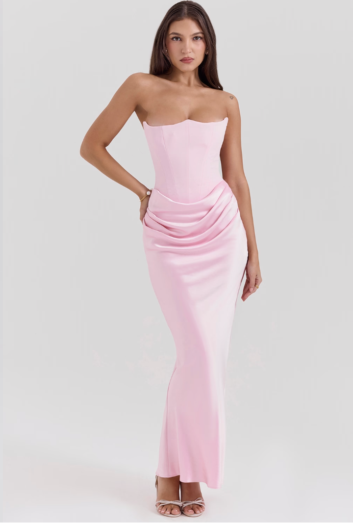 Shayla™ - Elegant Sleeveless Corset-Style Maxi Dress