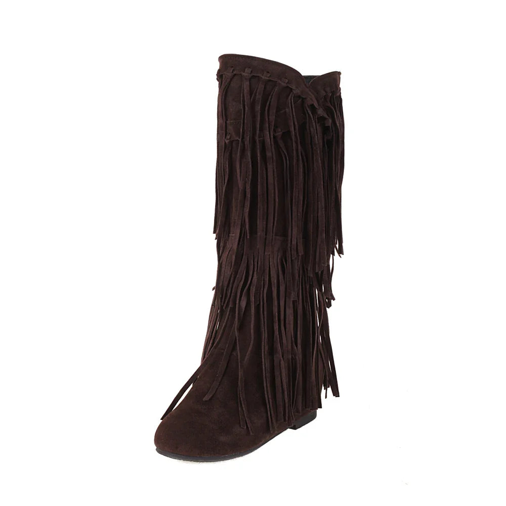 Andrey - Boho Boots Fringe