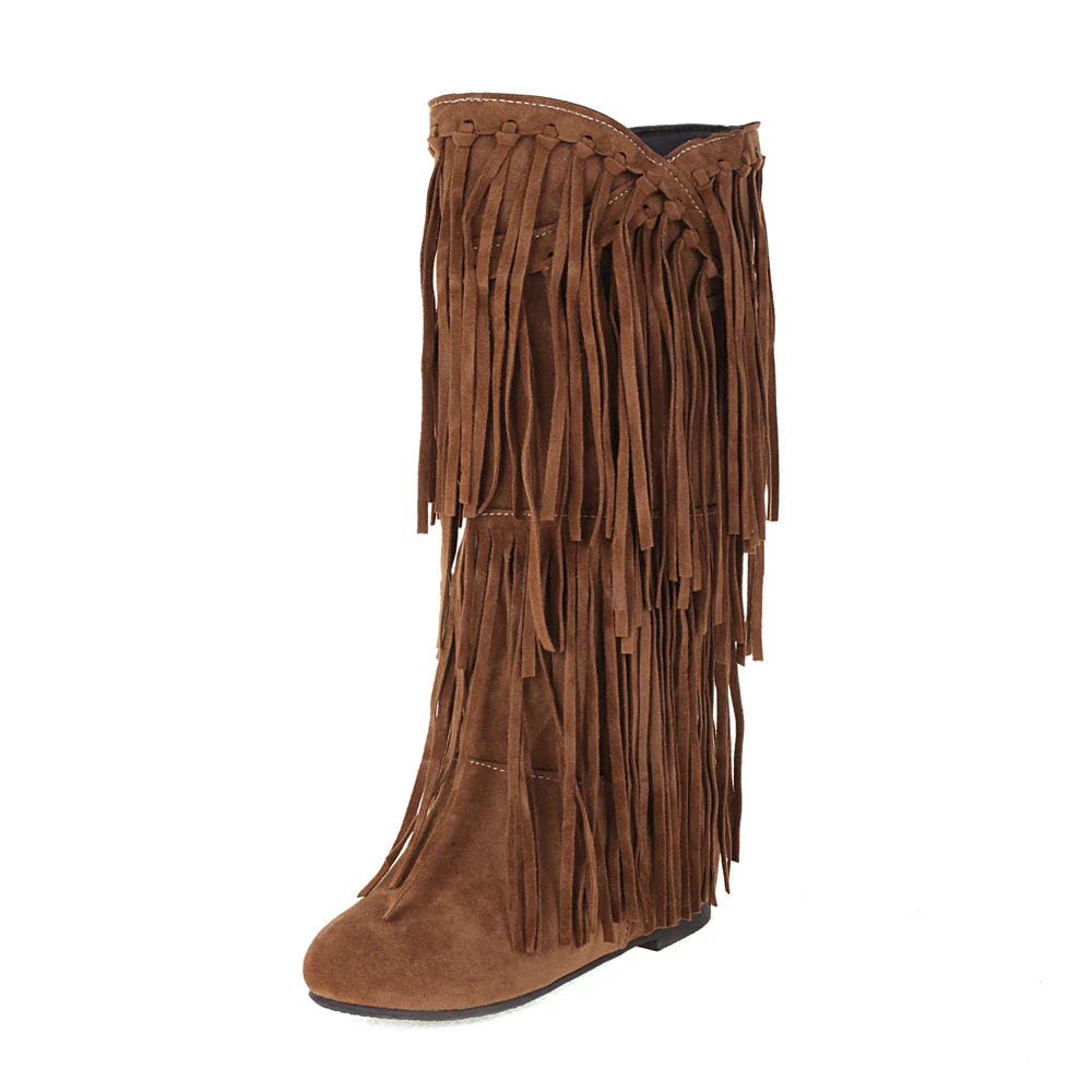 Andrey - Boho Boots Fringe