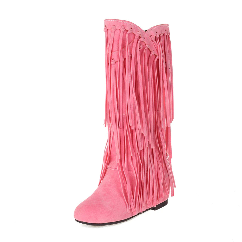 Andrey - Boho Boots Fringe
