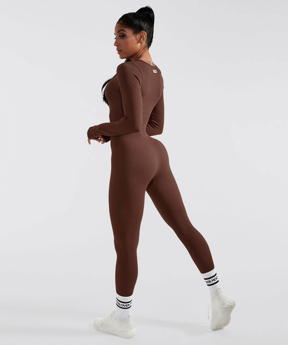 MySeamless™ - Long Sleeve Tummy Control Flared Jumpsuit