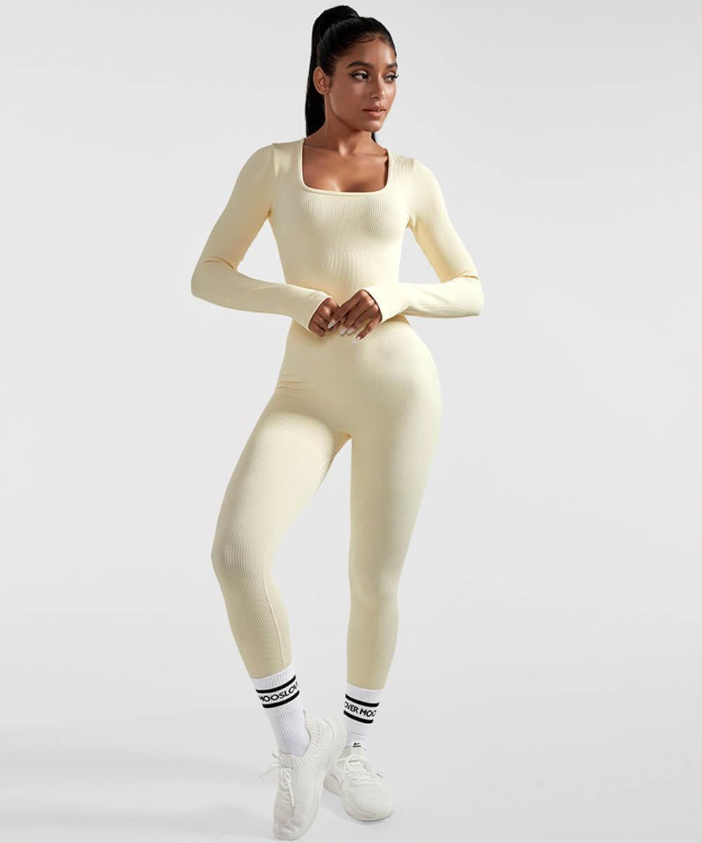 MySeamless™ - Long Sleeve Tummy Control Flared Jumpsuit