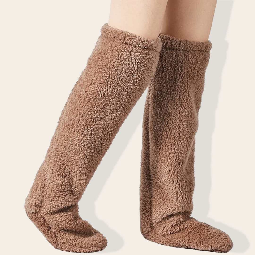Arabela - Thigh-High Slipper Socks