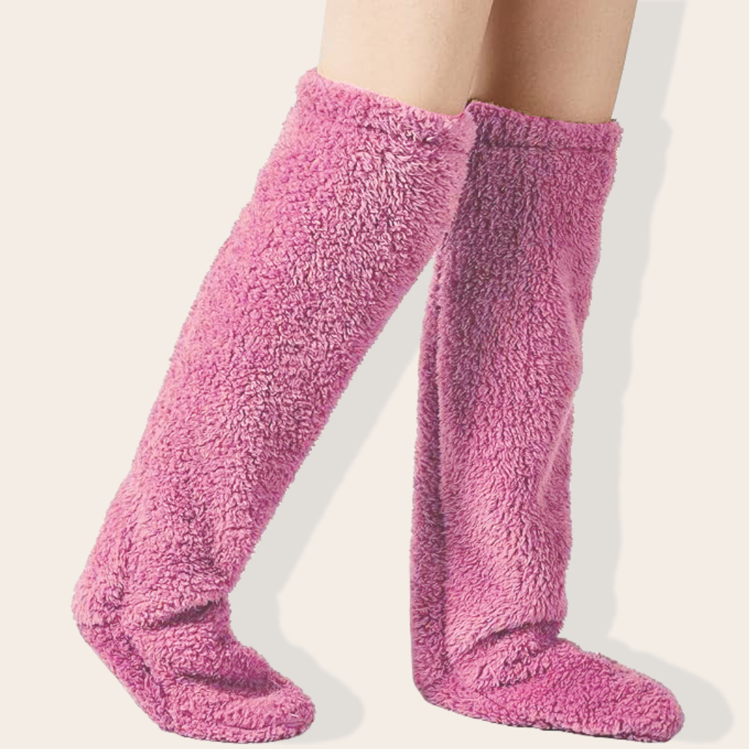 Arabela - Thigh-High Slipper Socks