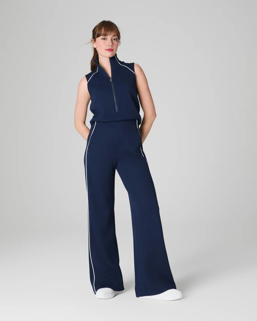Linda - Sleeveless Sports-Style Jumpsuit