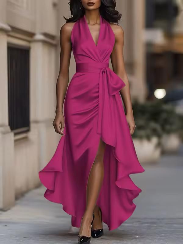 Ella - Elegant V-Neck Dress