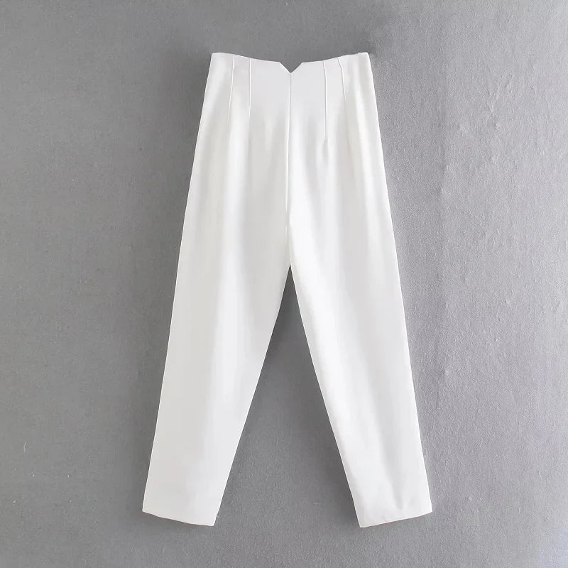 Claude - Elegant High-Waisted Trousers