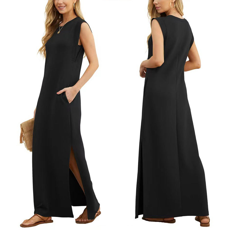 Adrienna - Comfortable Loose-Fitting Long Dress