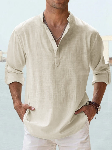 Cristofer - Elegant Linen Shirt for Men