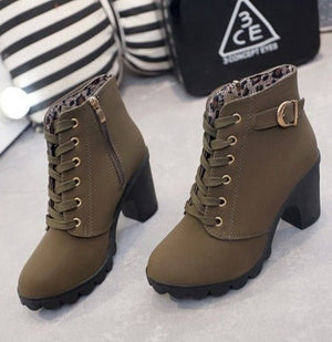 Jackie™ - High-Heeled Ankle Boots