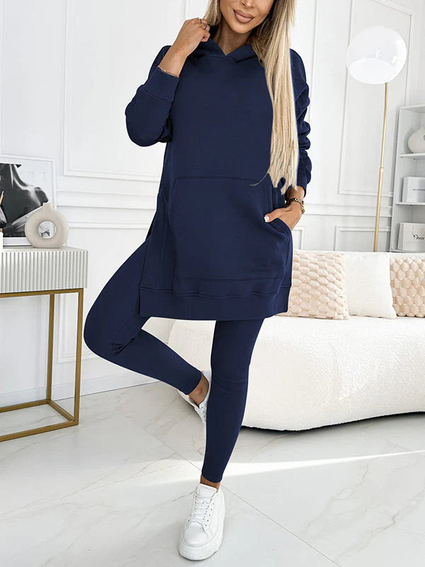 Heidi™ - Casual Two-Piece Set: Leggings and Sweatshirt