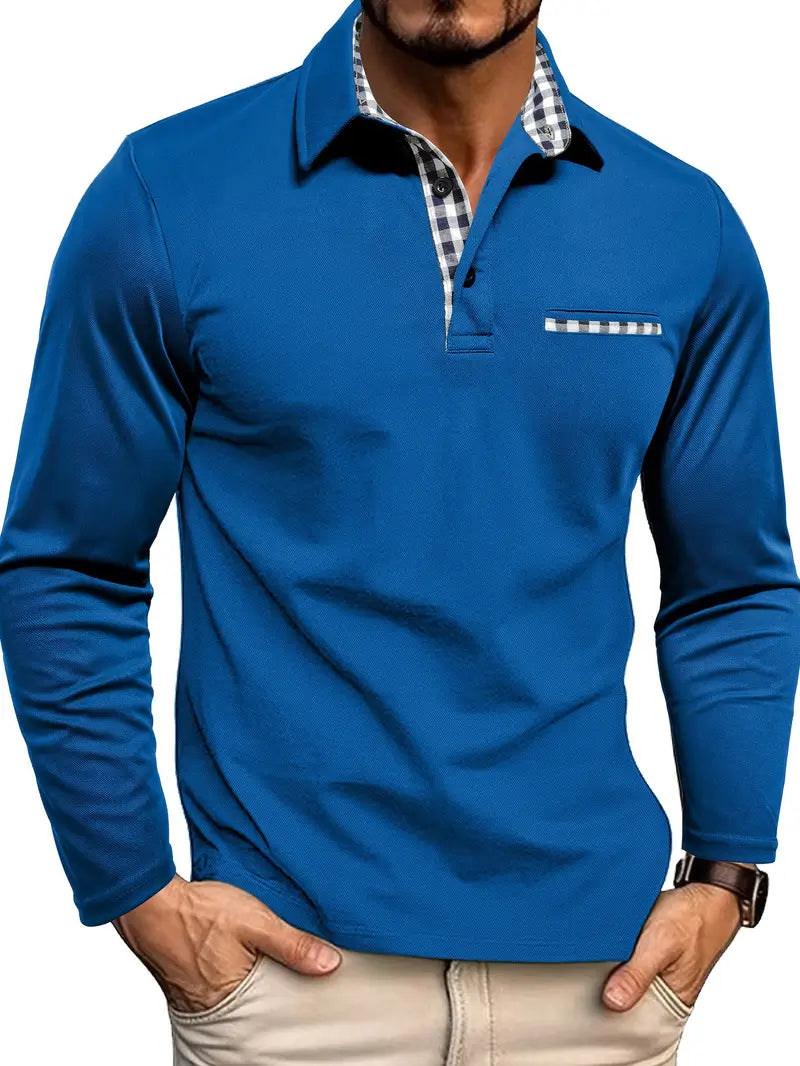 Hernest - Long-Sleeve Polo Shirt