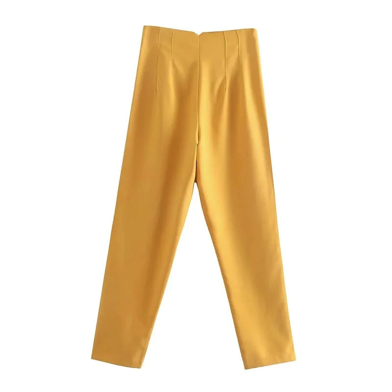Claude - Elegant High-Waisted Trousers