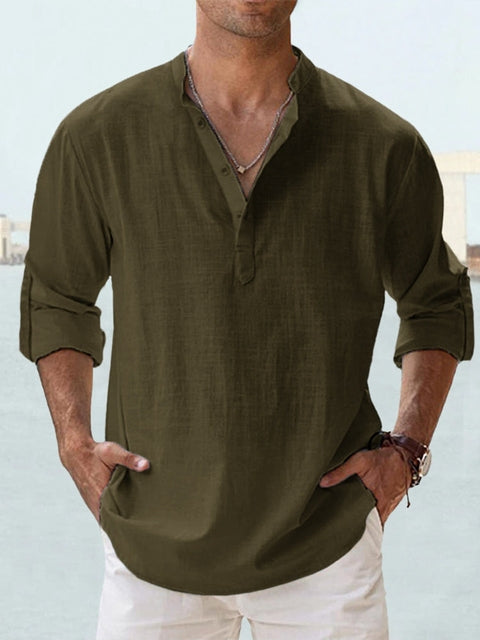 Cristofer - Elegant Linen Shirt for Men