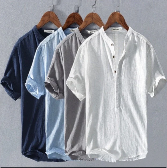 Nicolas™ - Men's Casual Linen Shirt.