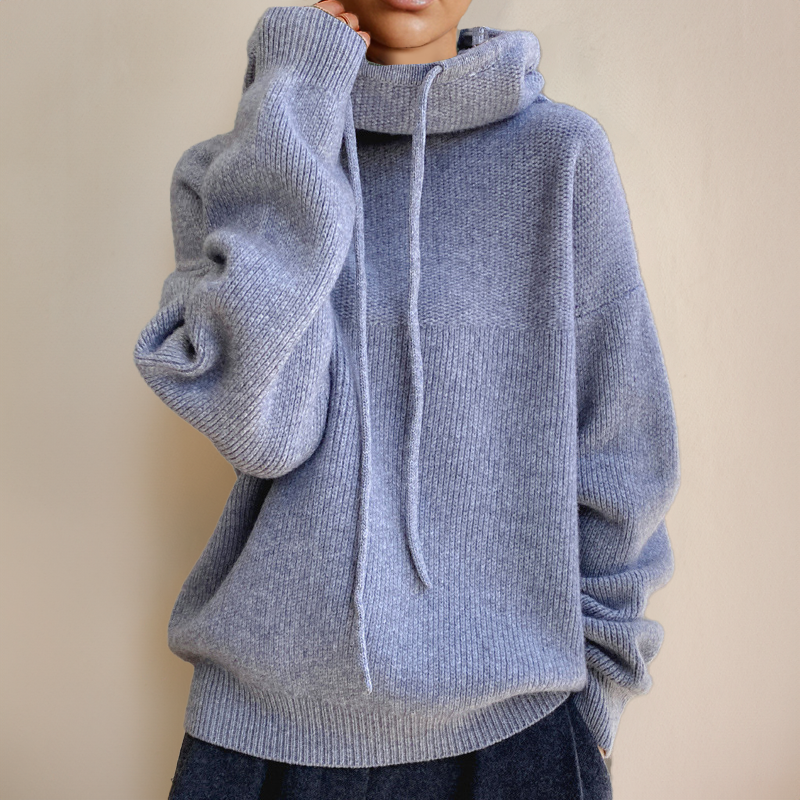Ariana - Merino wool jumper with turtleneck