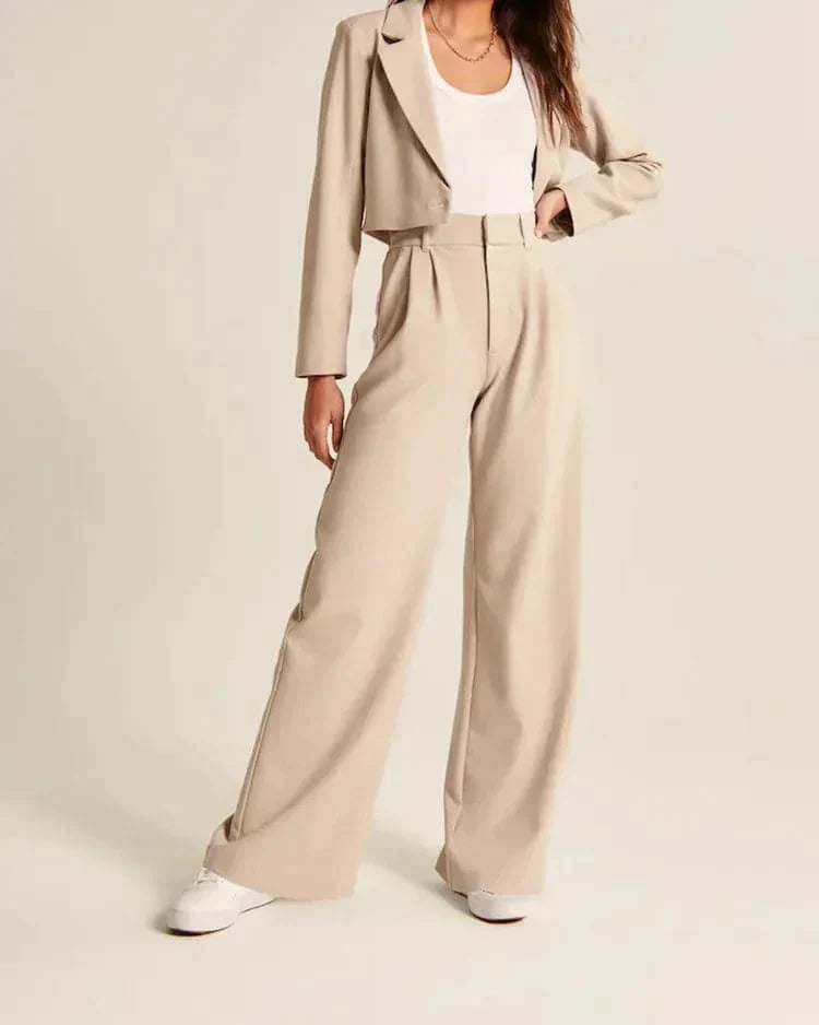Ilse™ - Wide Leg Tailored Pants