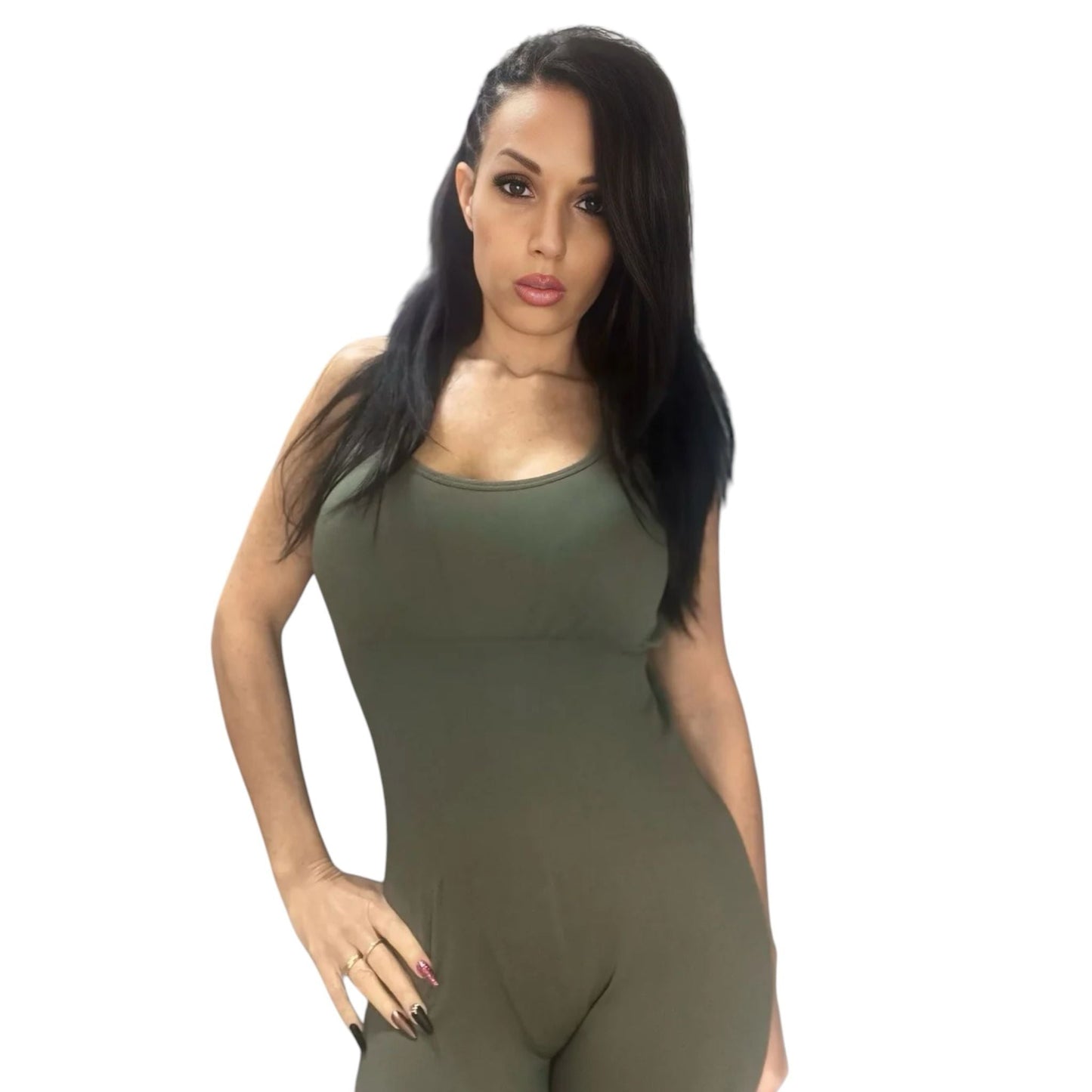 AllWomen - Sports Jumpsuit with Open Back
