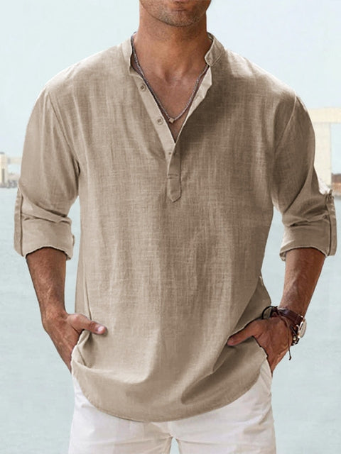 Cristofer - Elegant Linen Shirt for Men