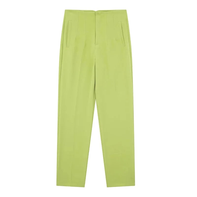 Claude - Elegant High-Waisted Trousers
