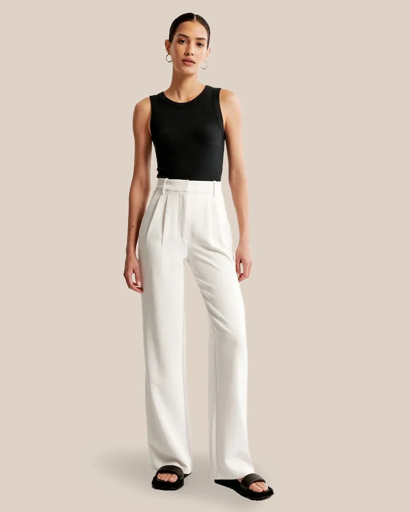 Ilse™ - Wide Leg Tailored Pants