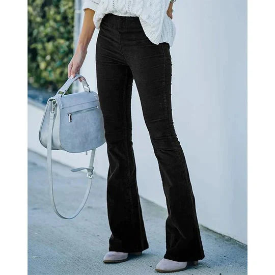 Ariyah - Flared Corduroy Trousers