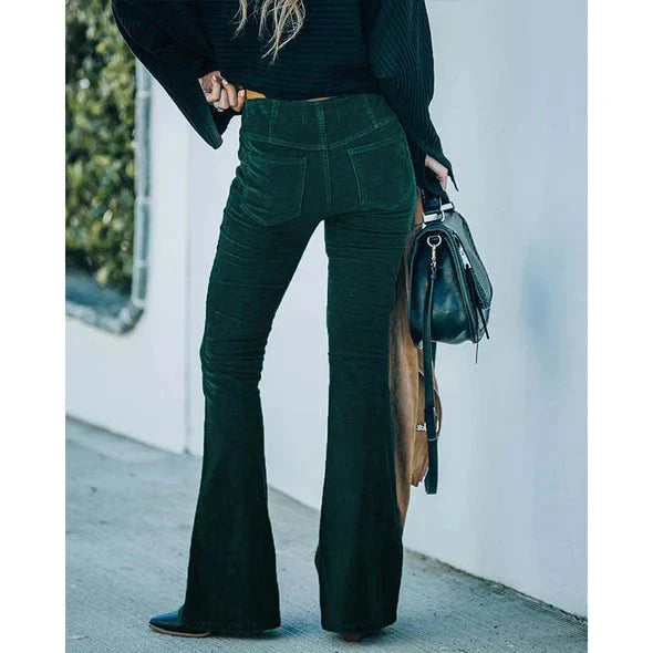 Ariyah - Flared Corduroy Trousers