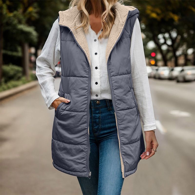 Aldana - Reversible Sleeveless Jacket